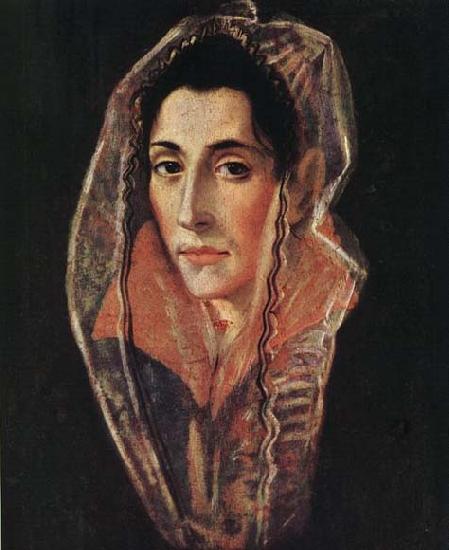 GRECO, El Female Portrait oil painting image
